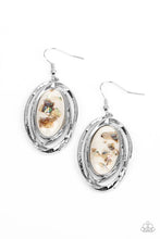 Load image into Gallery viewer, Ocean Floor Oracle - White (Iridescent Shell) Earring
