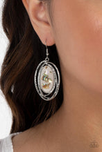 Load image into Gallery viewer, Ocean Floor Oracle - White (Iridescent Shell) Earring
