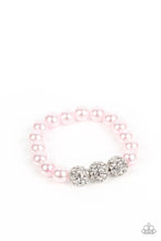 Load image into Gallery viewer, Breathtaking Ball - Pink (Pearl/Rhinestone) Bracelet
