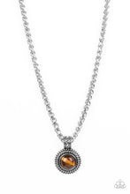 Load image into Gallery viewer, Pendant Dreams - Brown (Tiger&#39;s Eye Stone) Necklace
