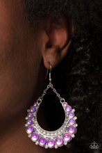 Load image into Gallery viewer, Bubbly Bling - Purple Earring
