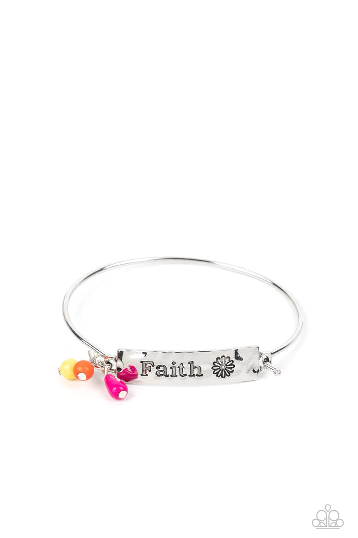 Flirting with Faith - Pink Bracelet