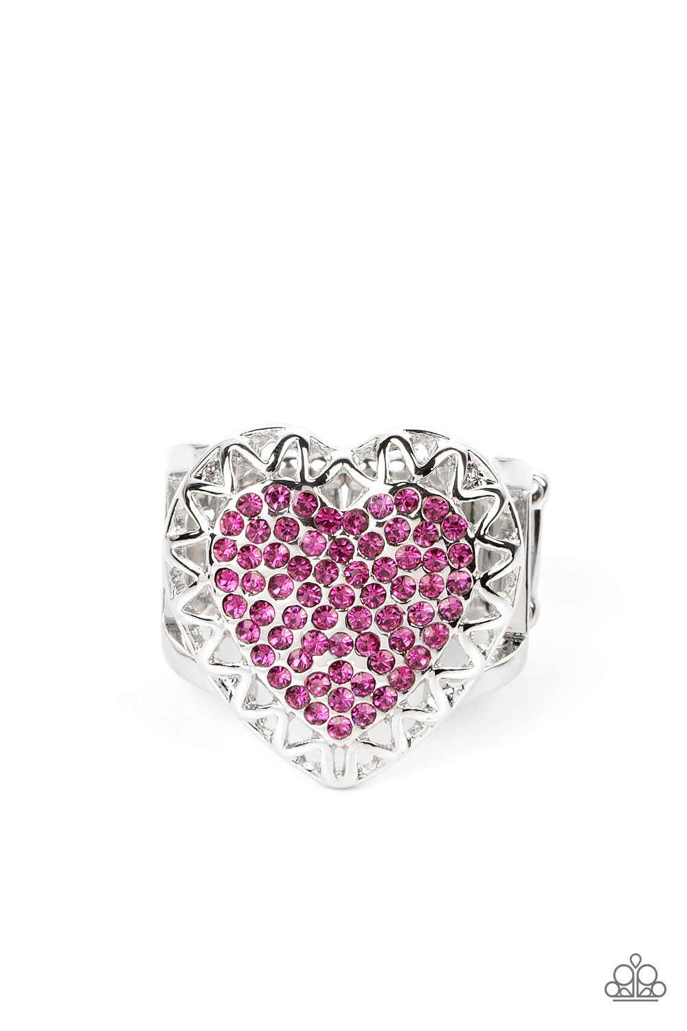 Romantic Escape - Pink (Heart) Ring