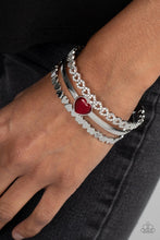 Load image into Gallery viewer, You Win My Heart - Red (Heart) Bracelet
