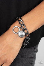 Load image into Gallery viewer, Unyielding Roar - Black (Gunmetal) Bracelet
