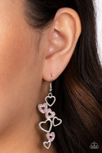 Load image into Gallery viewer, Sweetheart Serenade - Pink (Heart) Earring
