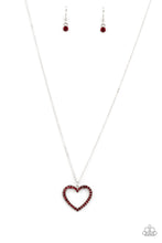 Load image into Gallery viewer, Dainty Darling - Red (Heart) Necklace
