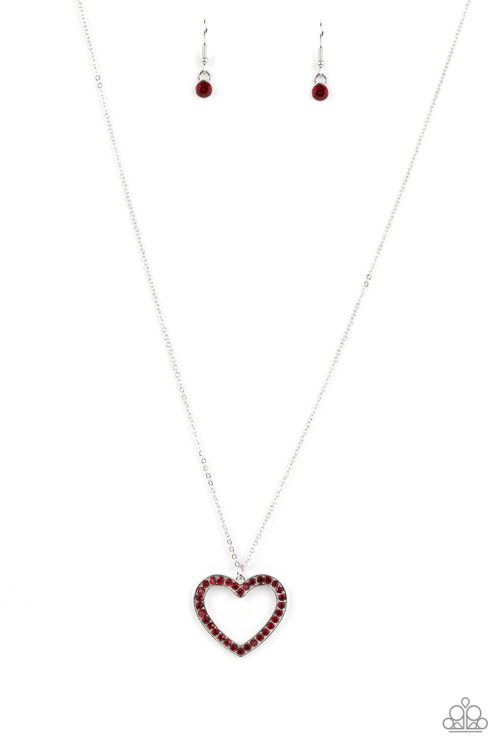 Dainty Darling - Red (Heart) Necklace
