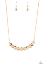 Load image into Gallery viewer, Sparkly Suitor - Gold (Heart) Necklace
