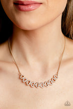 Load image into Gallery viewer, Sparkly Suitor - Gold (Heart) Necklace
