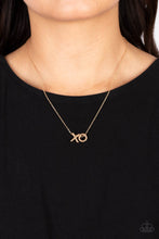 Load image into Gallery viewer, Hugs and Kisses - Gold &quot;XO&quot; Necklace
