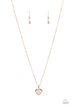 Load image into Gallery viewer, Effulgently Engaged - Rose Gold (Heart) Necklace
