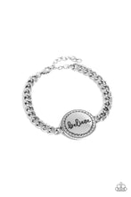 Load image into Gallery viewer, Hope and Faith - Silver (Believe) Bracelet
