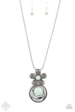 Load image into Gallery viewer, Bohemian Blossom - Blue Necklace (SSF-1122)

