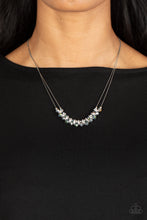 Load image into Gallery viewer, Shimmering High Society - Silver Wheat Chain) Necklace
