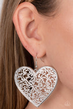 Load image into Gallery viewer, Fairest in the Land - Silver (Heart) Earring
