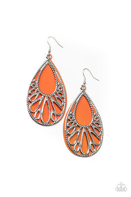 Loud and Proud - Orange Earring freeshipping - JewLz4u Gemstone Gallery