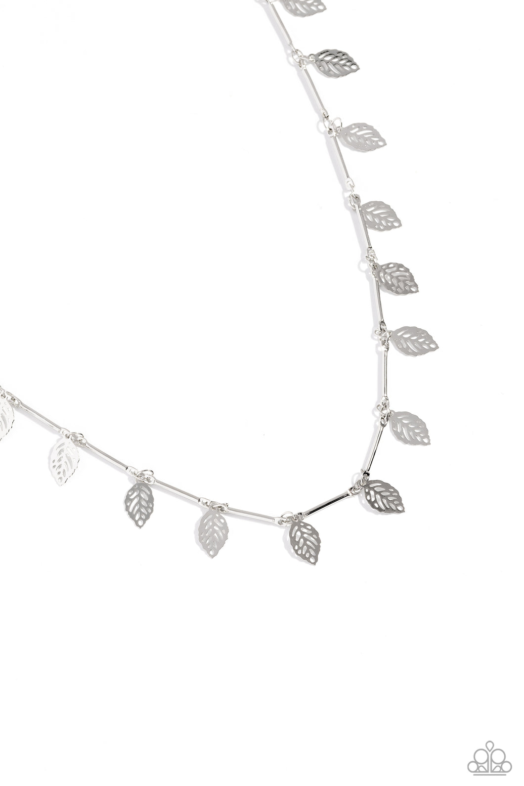 LEAF a Light On - Silver (Leaf) Necklace