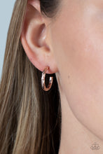 Load image into Gallery viewer, Triumphantly Textured - Rose Gold (Post) Earring
