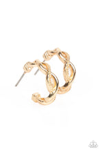 Load image into Gallery viewer, Infinite Incandescence - Gold Hoop Earrings
