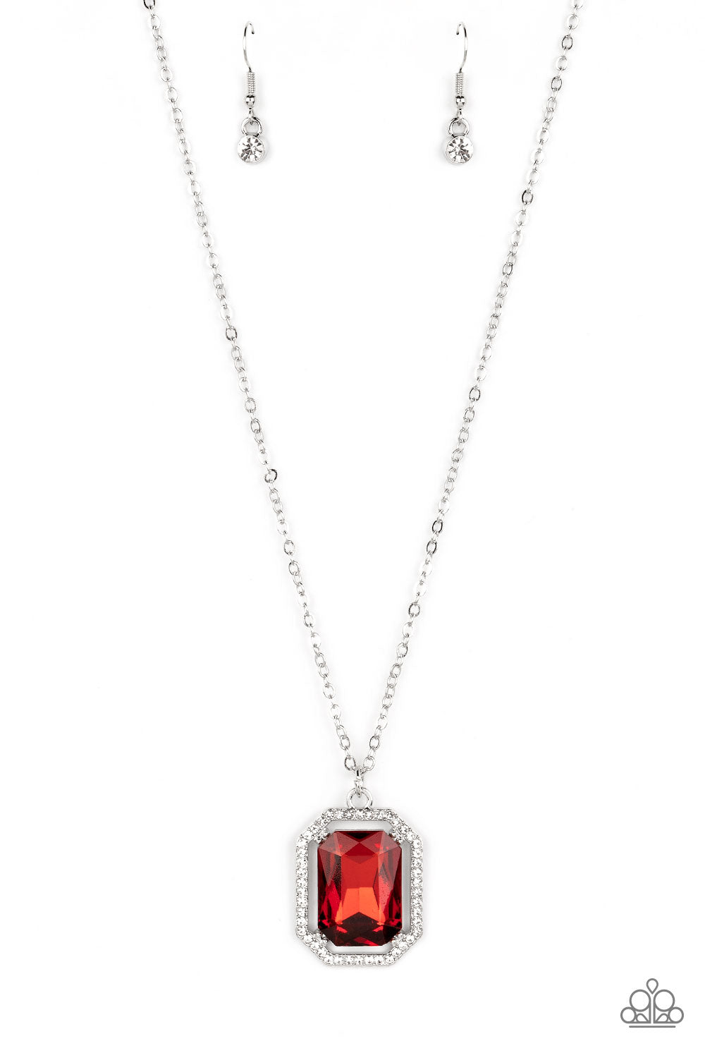 Galloping Gala - Red (Gem) Necklace