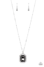 Load image into Gallery viewer, Galloping Gala - Silver (Smoky Gem) Necklace
