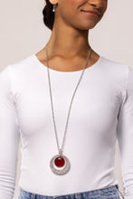 Load image into Gallery viewer, Cat’s Eye Couture - Red Necklace
