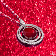 Load image into Gallery viewer, Cat’s Eye Couture - Red Necklace
