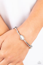 Load image into Gallery viewer, Chiseled Craze - White (Rhinestone) Bracelet
