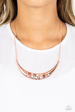 Load image into Gallery viewer, Bejeweled Baroness - Copper (Shiny Copper) Necklace
