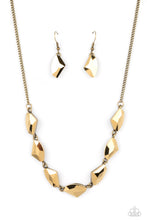 Load image into Gallery viewer, Raw Rapture - Brass Necklace
