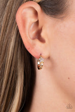 Load image into Gallery viewer, Starfish Showpiece - Multi (Gold Star) Hoop Earring
