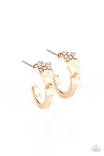 Load image into Gallery viewer, Starfish Showpiece - Multi (Gold Star) Hoop Earring
