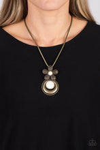 Load image into Gallery viewer, Bohemian Blossom - Brass (Snake Chain/Flower) Necklace
