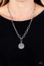 Load image into Gallery viewer, Stardust Saucer - White (Star-Dust like Rhinestone) Necklace
