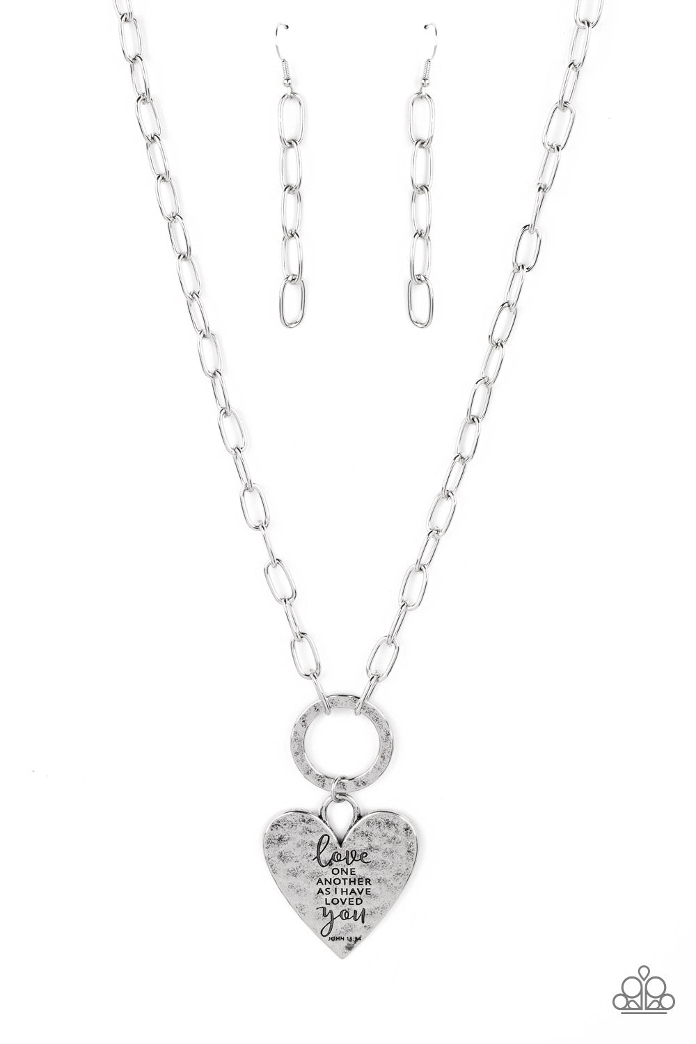 Brotherly Love - Silver (Heart) Necklace