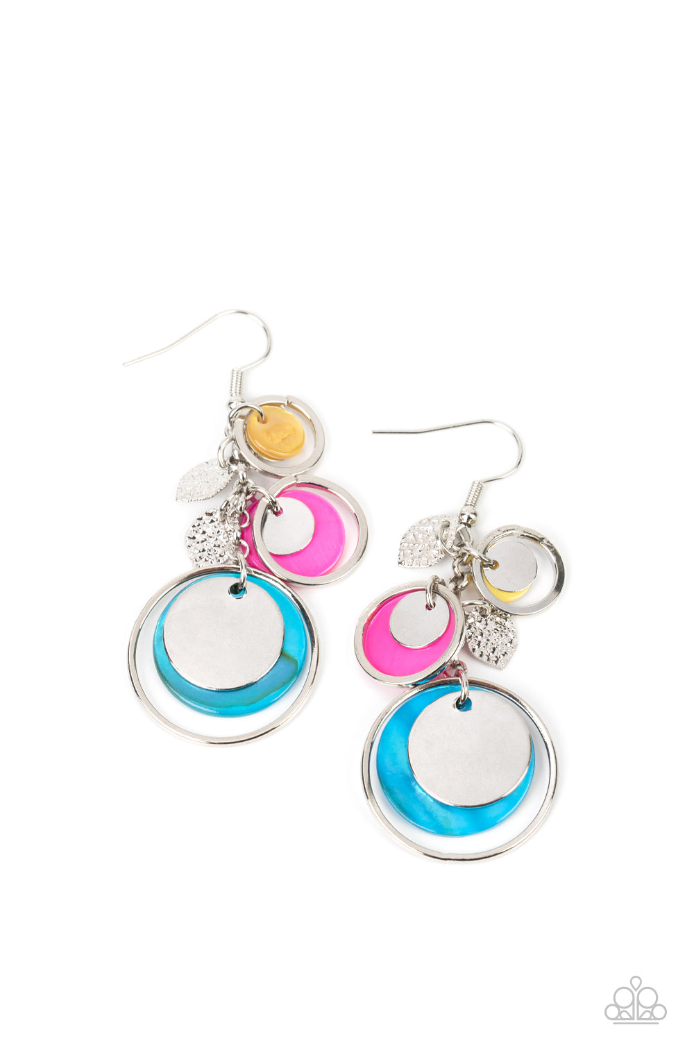 Saved by the SHELL - Multi (Shell-Like Disc) Earring