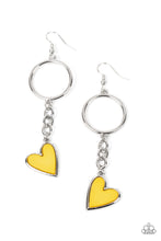 Load image into Gallery viewer, Don&#39;t Miss a HEARTBEAT - Yellow (Heart) Earring
