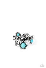 Load image into Gallery viewer, Wonderland Wildflower - Blue (Turquoise) Ring
