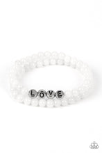 Load image into Gallery viewer, Devoted Dreamer - White (LOVE) Bracelet
