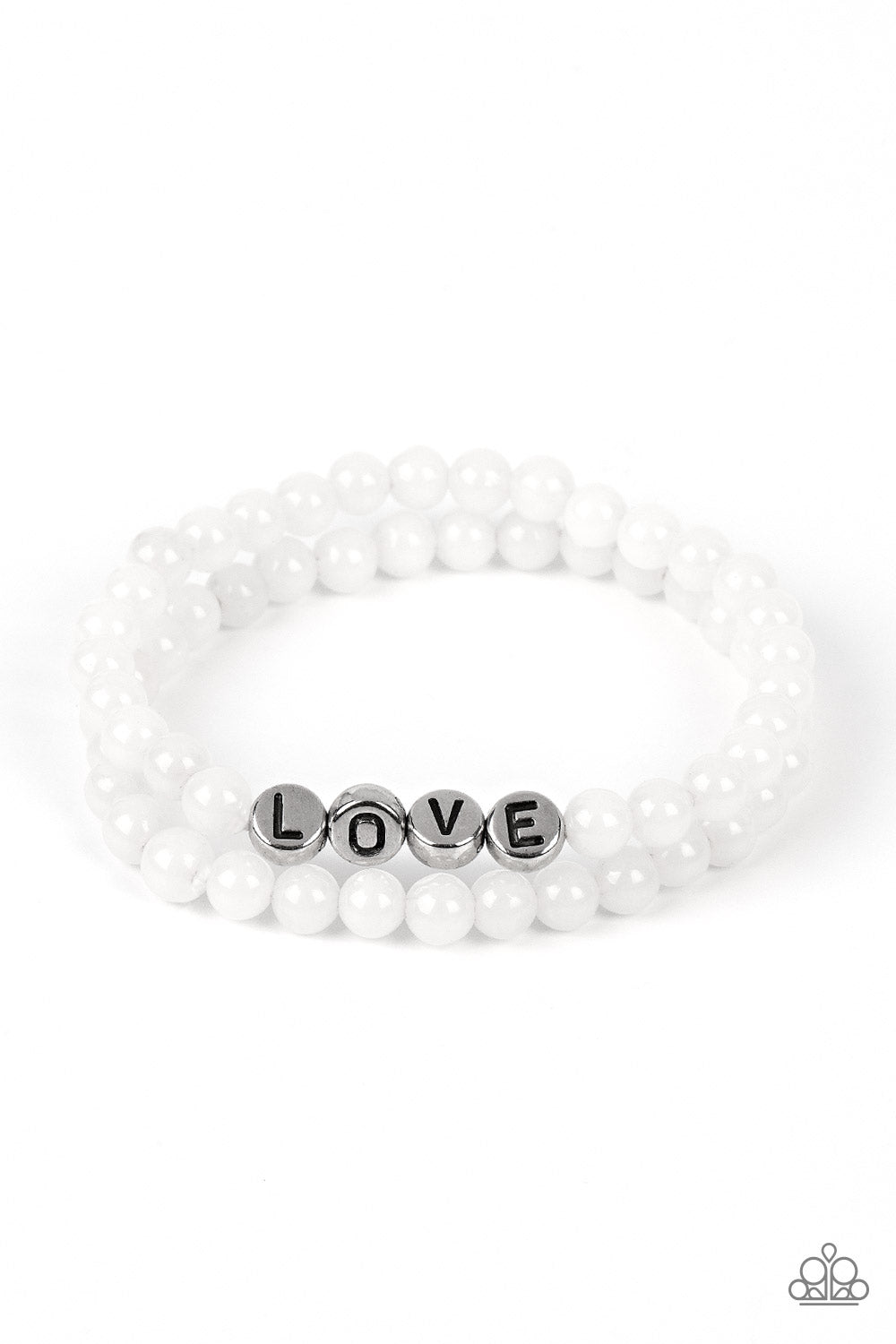 Devoted Dreamer - White (LOVE) Bracelet