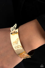 Load image into Gallery viewer, Magical Mariposas - Gold (Butterfly) Bracelet
