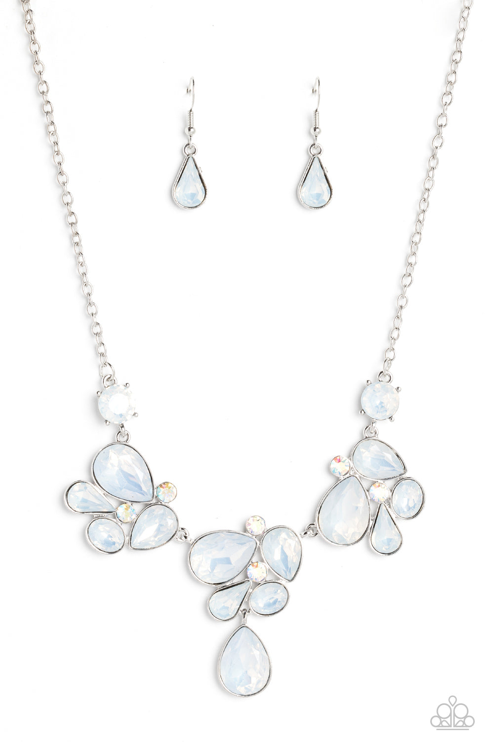 Everglade Escape - White (Iridescent) Necklace