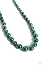 Load image into Gallery viewer, Manhattan Mogul - Green (Pearl) Necklace
