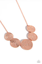 Load image into Gallery viewer, Medaled Mosaic - Copper Necklace
