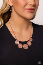 Load image into Gallery viewer, Medaled Mosaic - Copper Necklace
