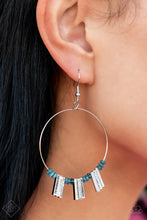 Load image into Gallery viewer, Luxe Lagoon - Blue Earring (SS-1022)
