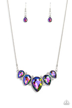 Load image into Gallery viewer, Regally Refined - Multi (UV shimmer) Necklace
