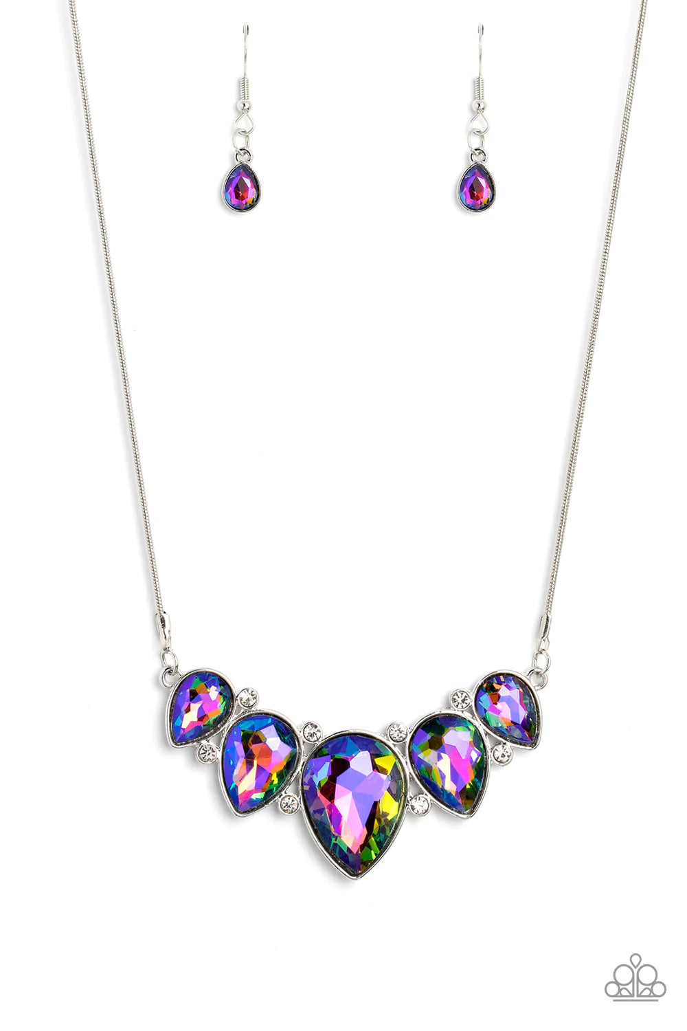 Regally Refined - Multi (UV shimmer) Necklace