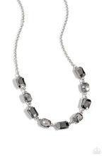 Load image into Gallery viewer, Emerald Envy - Silver (Smoky) Necklace
